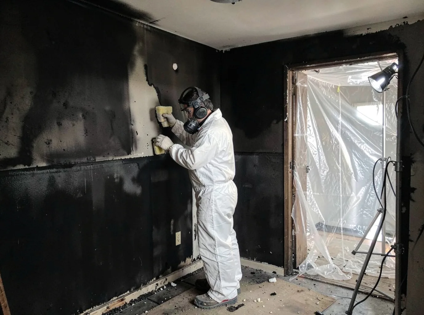 Fire Damage Restoration company in Rush Center, KS